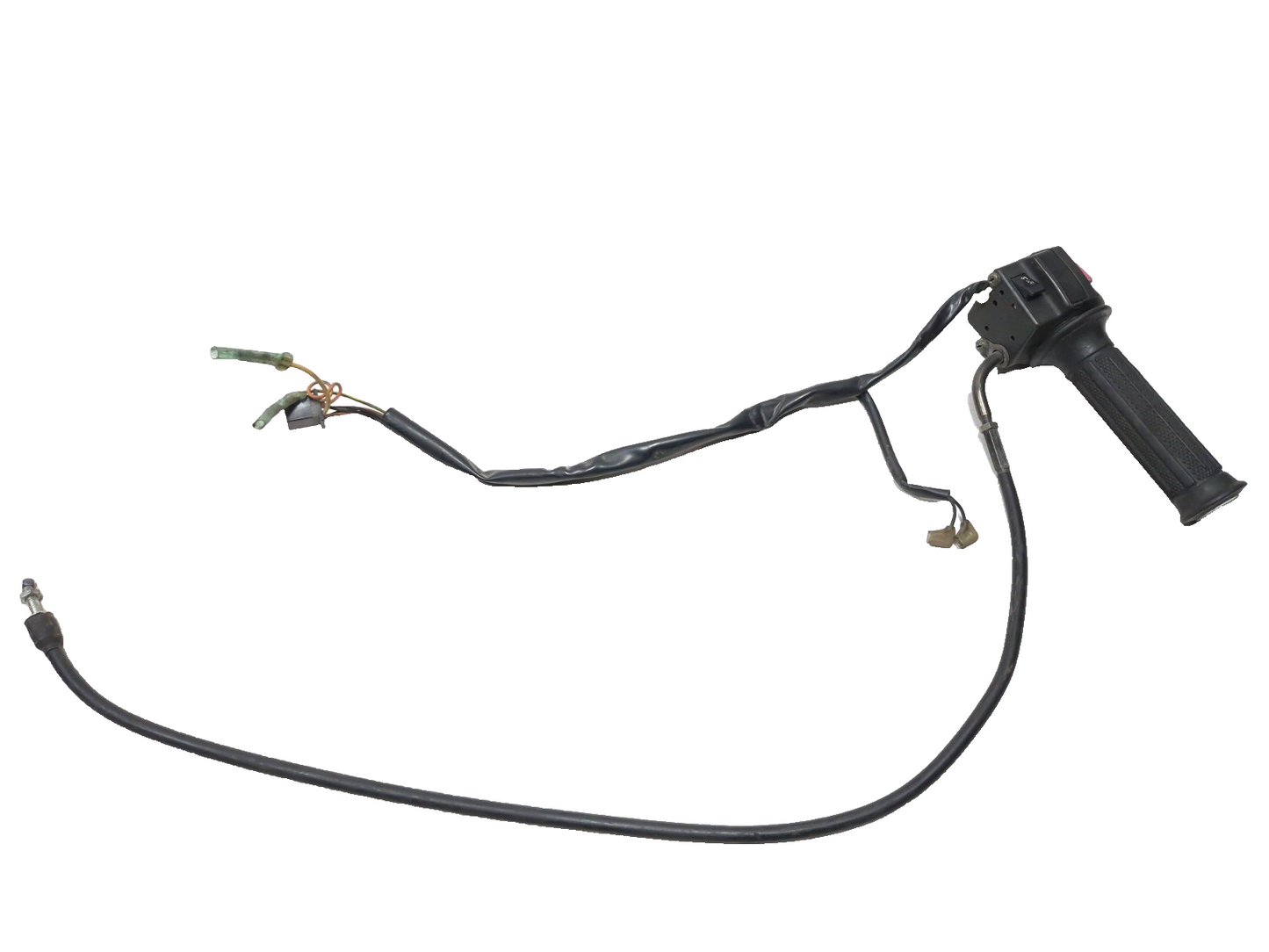 1993 Suzuki Gsx 600 Fp Katana Right Handle Switch & Grip Throttle Cable Assy OEM