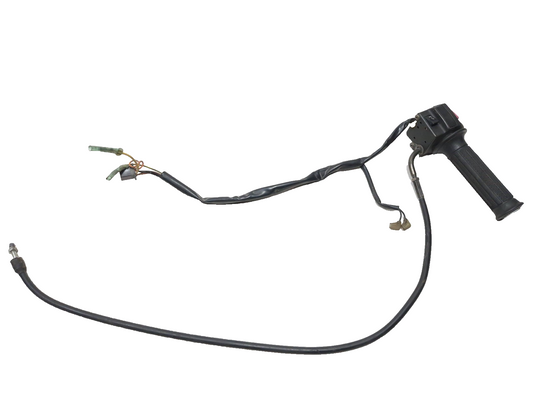 1993 Suzuki Gsx 600 Fp Katana Right Handle Switch & Grip Throttle Cable Assy OEM