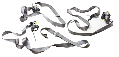 2005 Audi A8l A8 S8 Rear Seat Belt Retractor 3pcs OEM