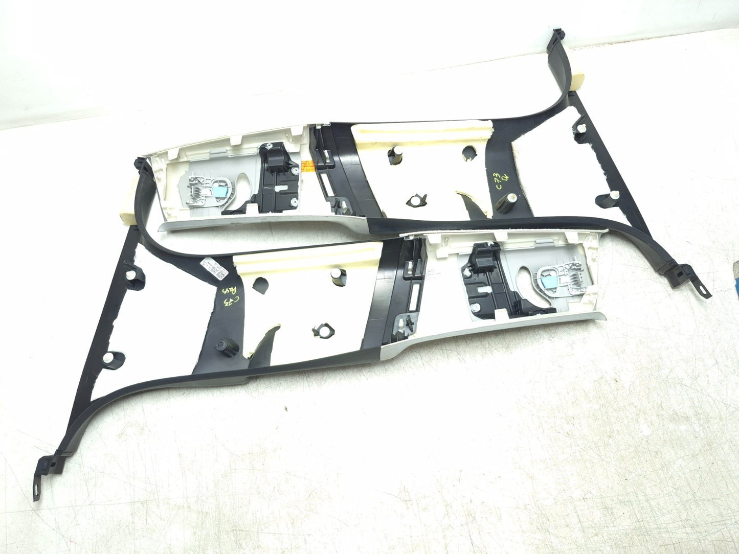 2019 Tesla Model 3 B Pillar Panel Cover Trim Left & Right Pair OEM