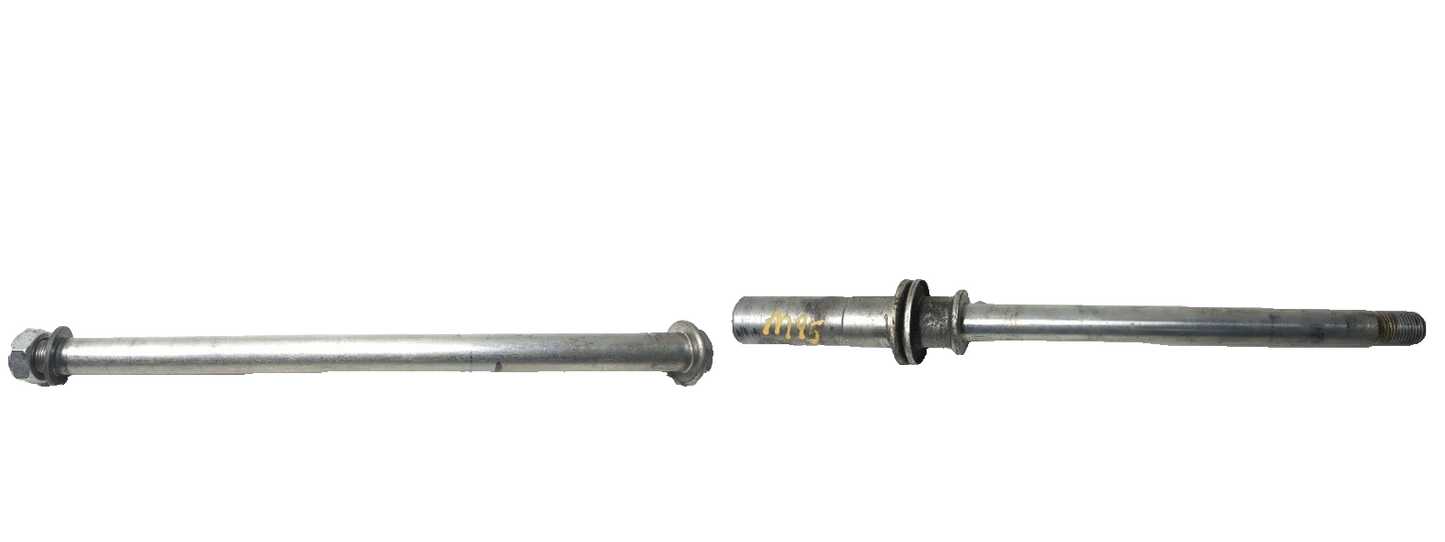 1999 Suzuki Intruder 1500 Rear & Front Wheel Axle Pair OEM