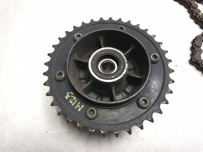 2019 Honda Cbr300r Rear Hub W/ Sprocket & Drive Chain Pair OEM