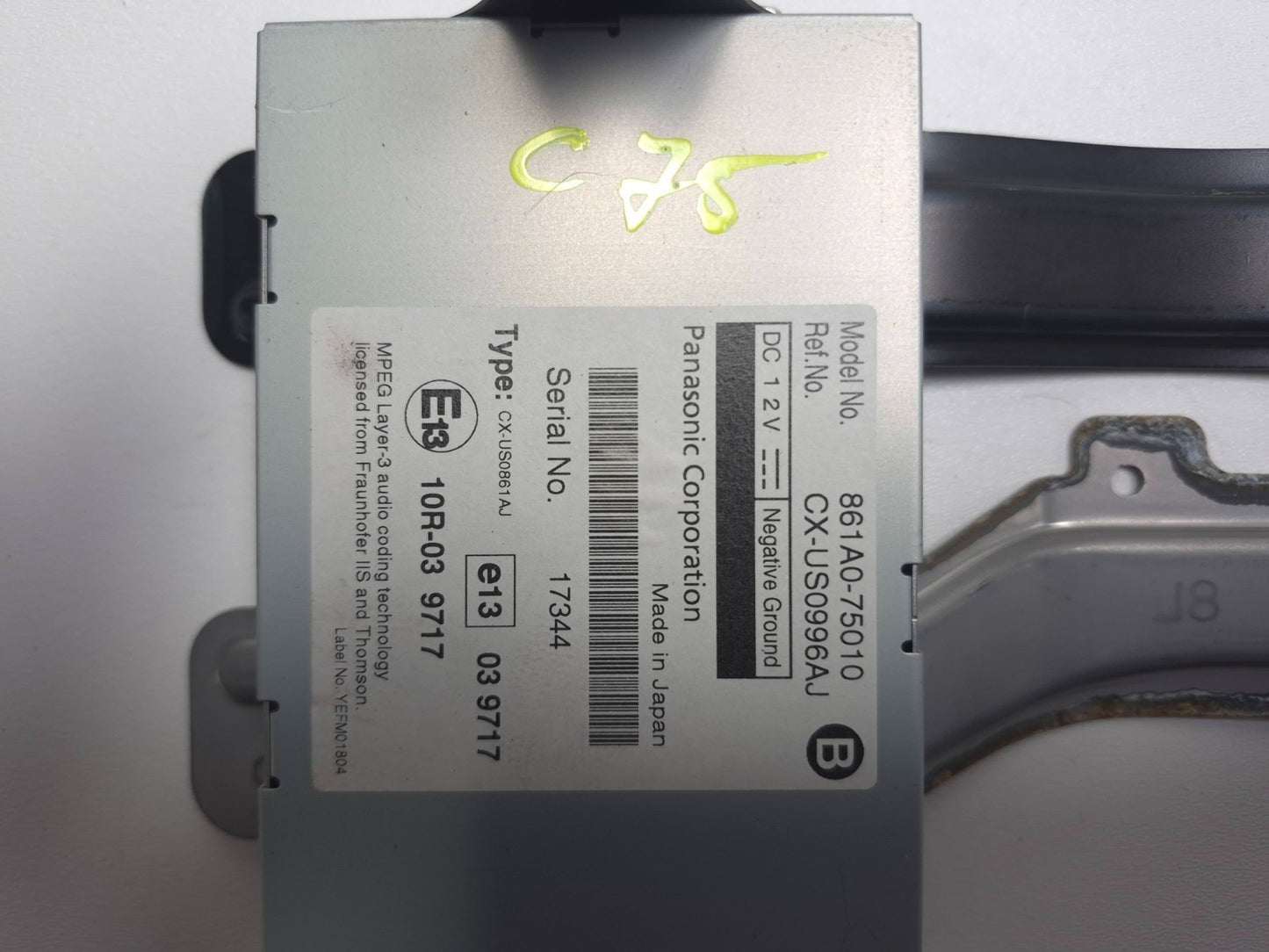 2010 Lexus Hs250h Multimedia Interface Module OEM