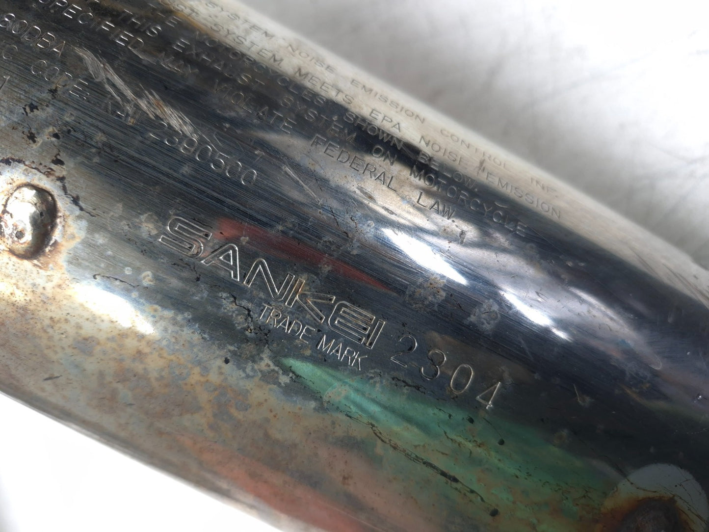 1991 Kawasaki Vulcan 500 En500 Exhaust Muffler Left & Right OEM