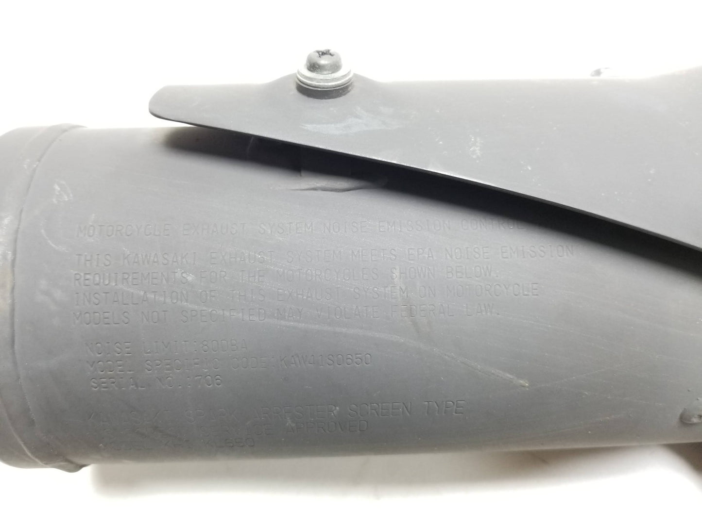 2022 Kawasaki Klr650 Kl650l Silencer Muffler Exhaust OEM