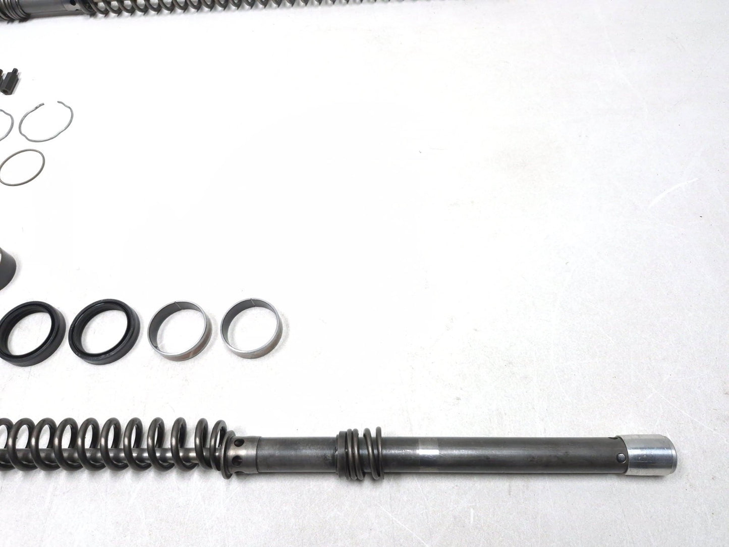 2002 Suzuki V-strom Dl 1000 Front Fork Left Tube Lower & Spring Damper Pair OEM