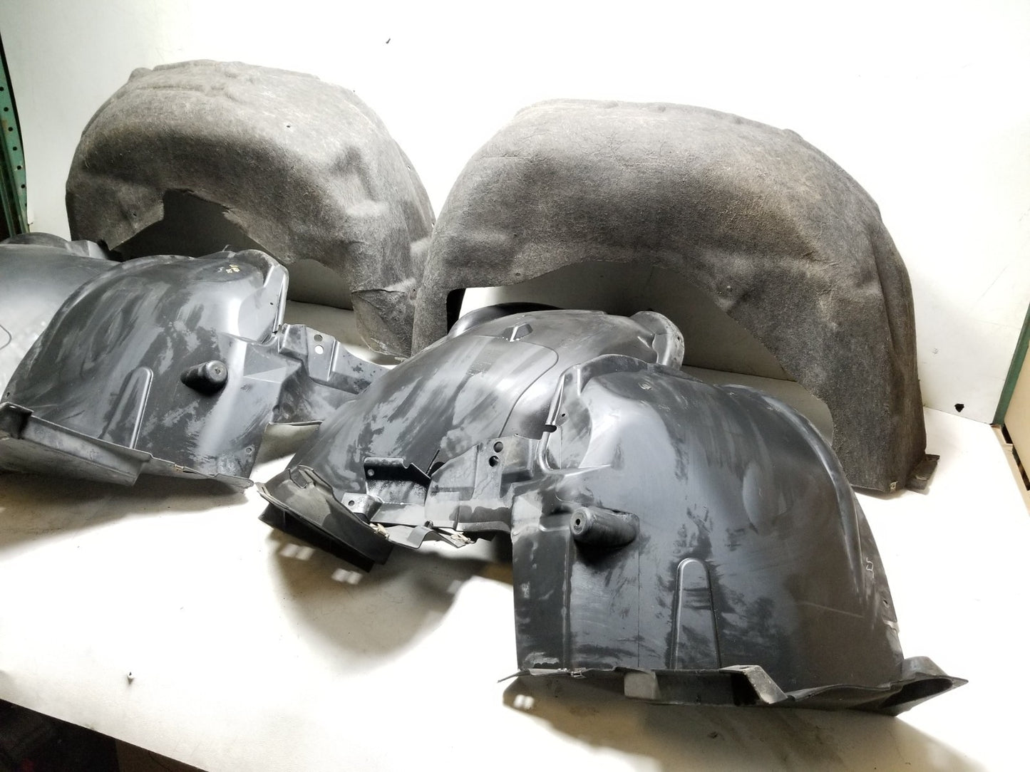 2007-2013 BMW X5 E70 Fender Liner Splash Front & Rear 4pcs OEM