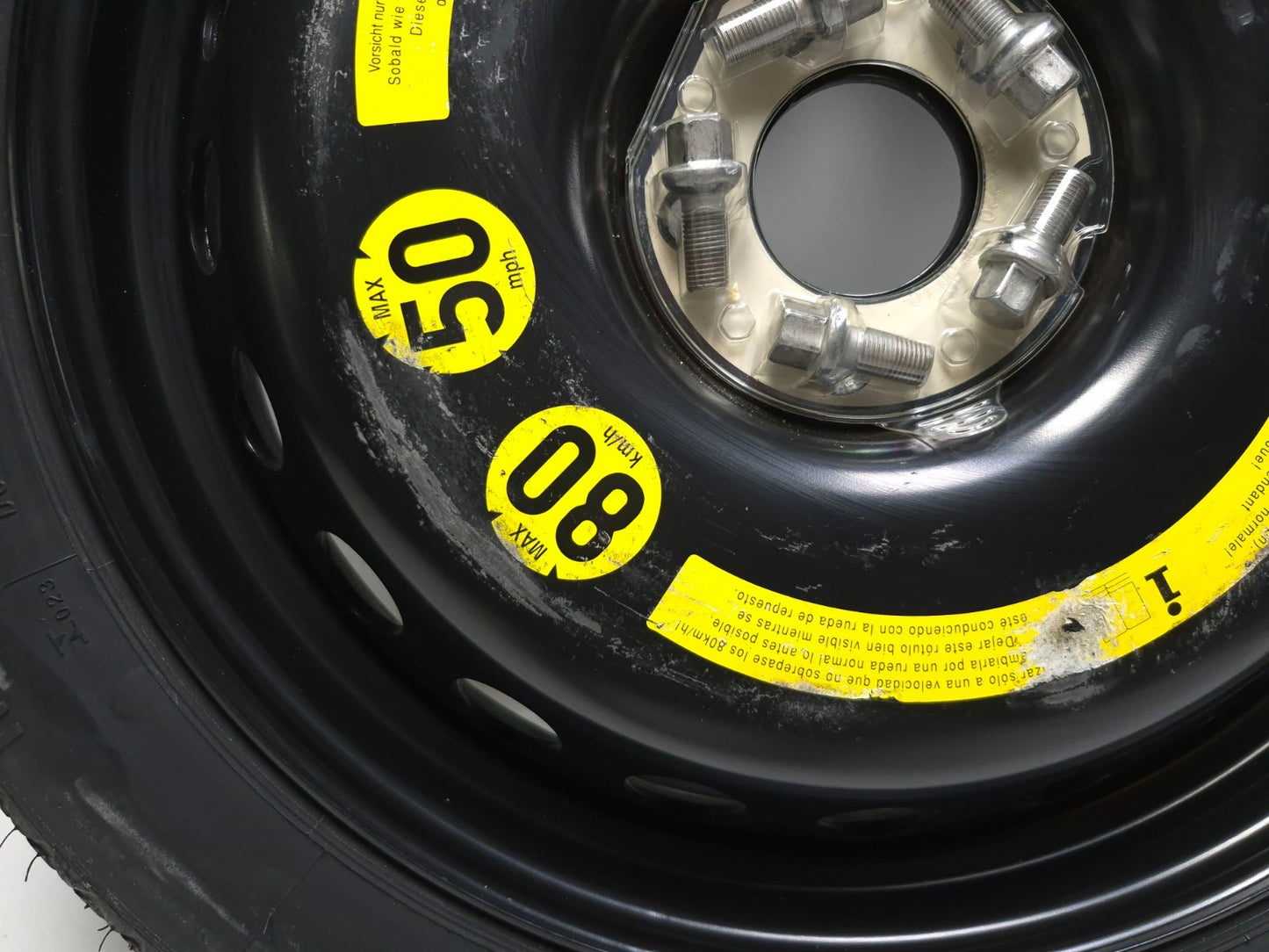 2010 Mercedes S400 W221 Spare Tire Donut T155/70r19 OEM