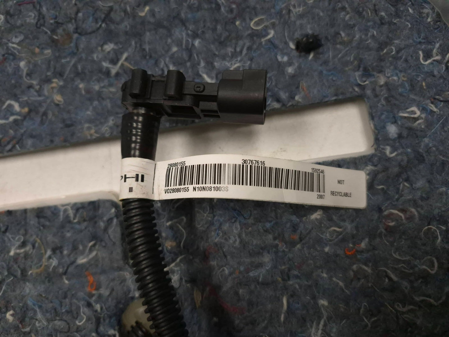 2012 Volvo C30 Front Seat Lumbar Bottom Support Right Passenger Side OEM