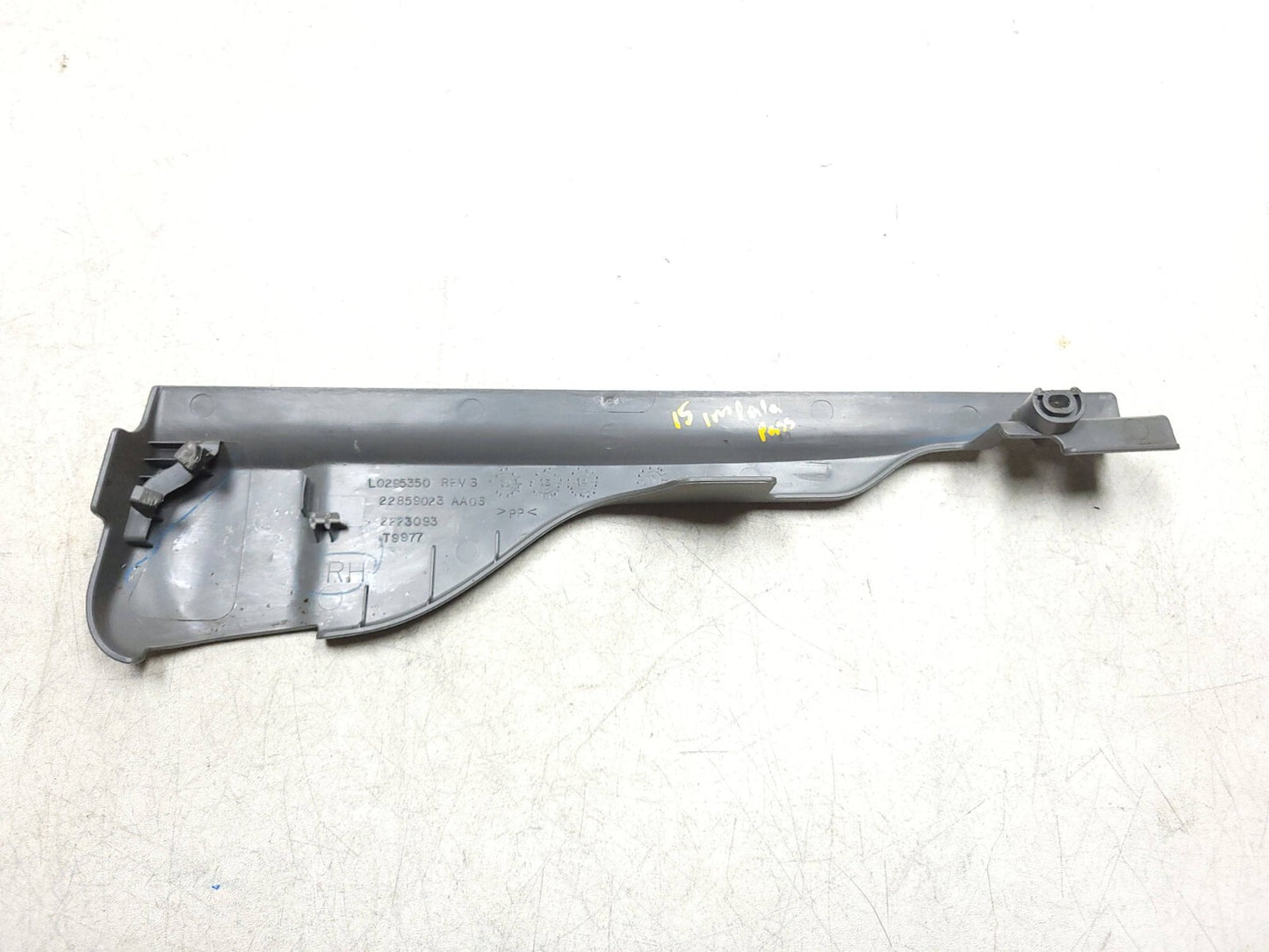 2016 Chevrolet Impala Front Passenger Seat Cover Panel 6pcs OEM