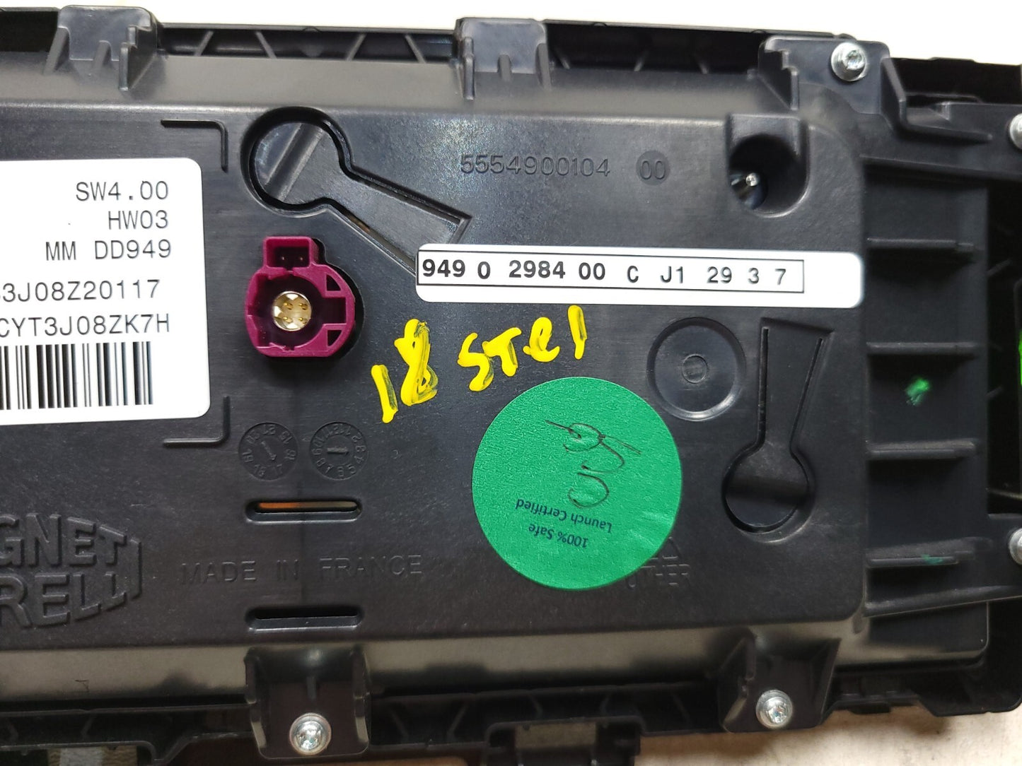 2017-2023 Alfa Romeo Stelvio Dashboard Lcd Display Multimedia OEM