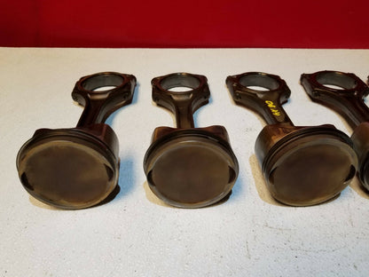 2006 Audi A4 B6 3.0l Piston W/ Connecting Rod 6pcs OEM