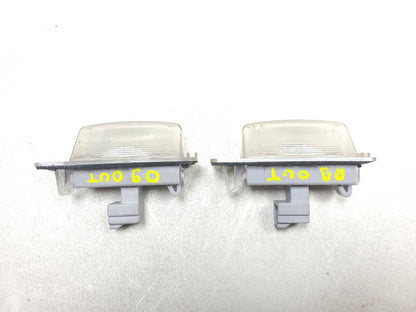 2007-2013 Mitsubishi Outlander Rear License Plate Light Lamp Pair OEM