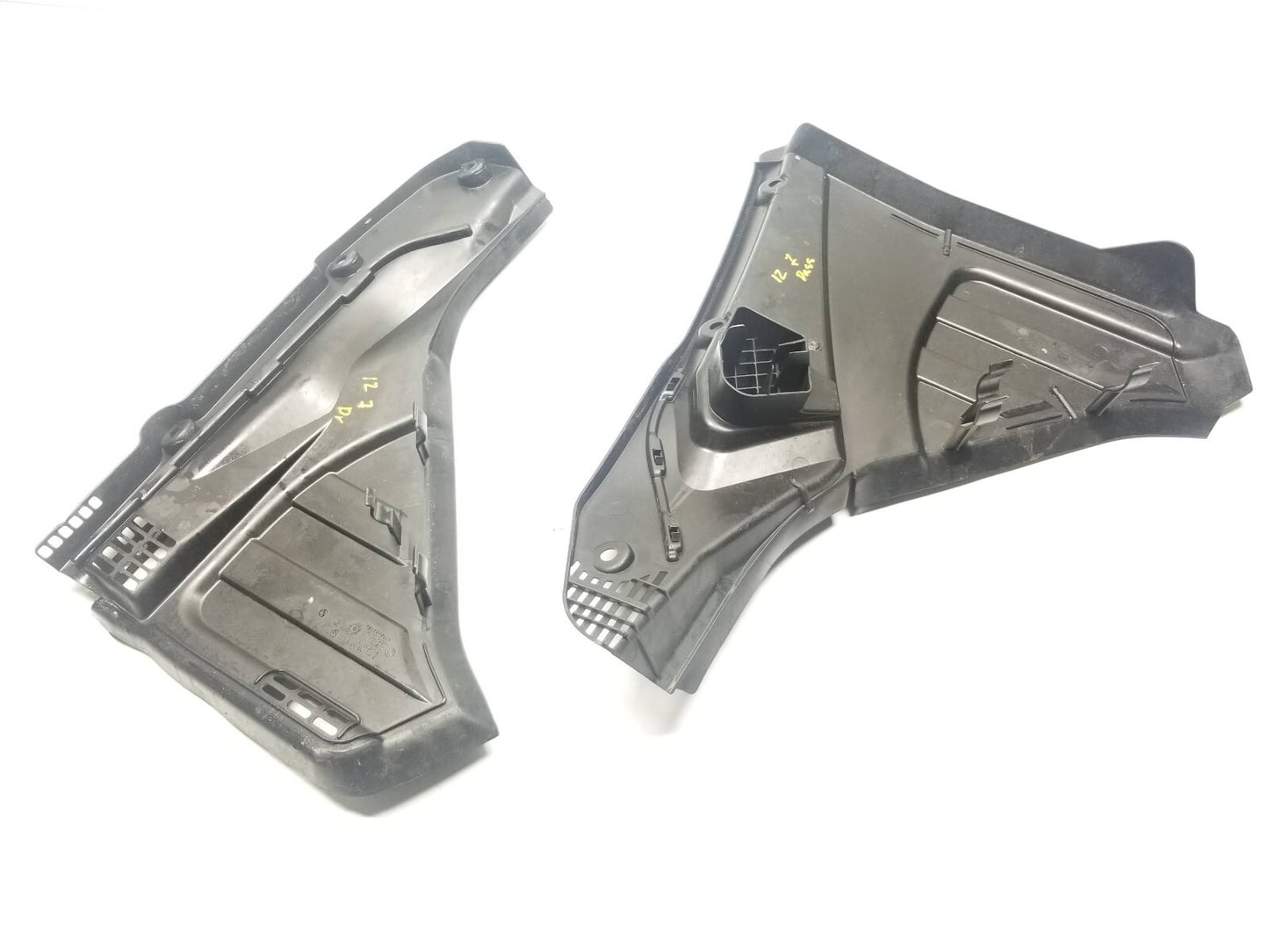 09 10 11 12 BMW 750li Front Windshield Cowl Corner Trim Left & Right Pair OEM