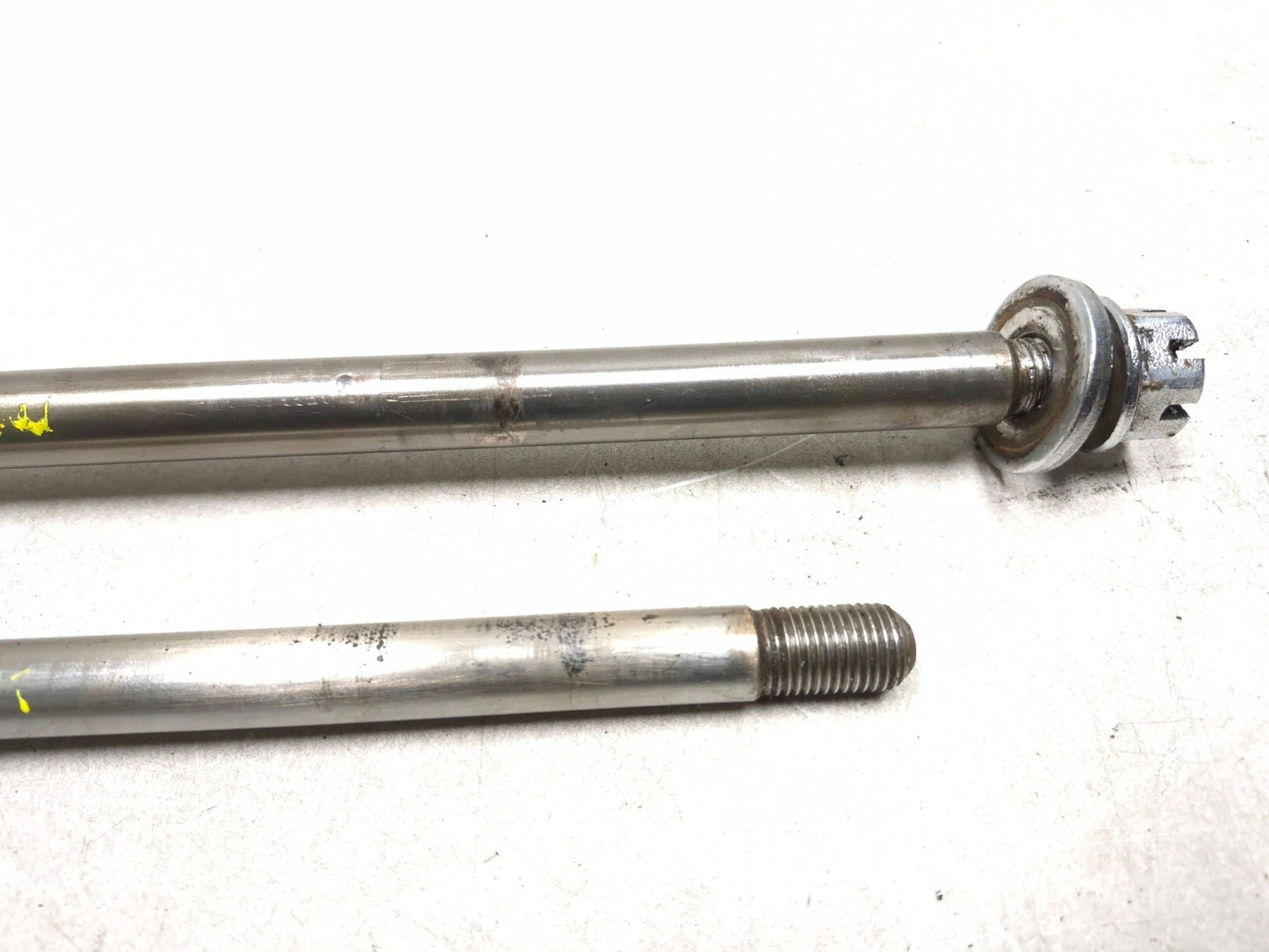 1994 Yamaha Virago Xv1100 Rear & Front Wheel Axle Pair OEM