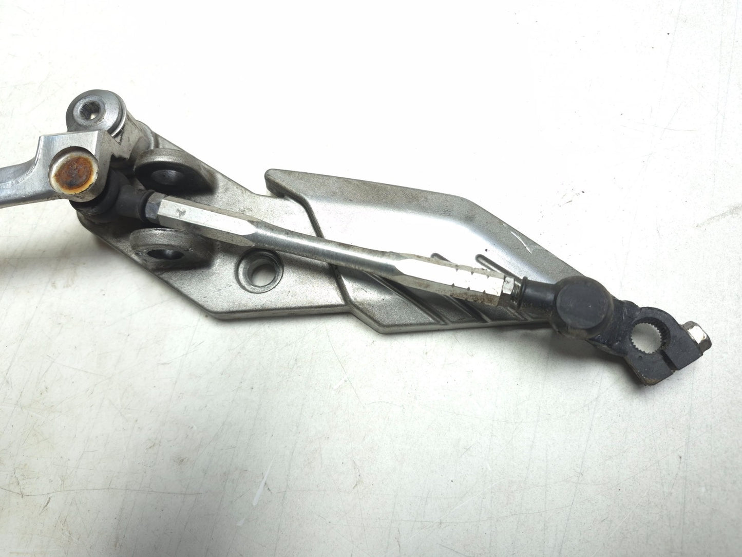 2009 Kawasaki Concours 14 Zg1400 Gear Shift Lever W/ Footrest Mount OEM