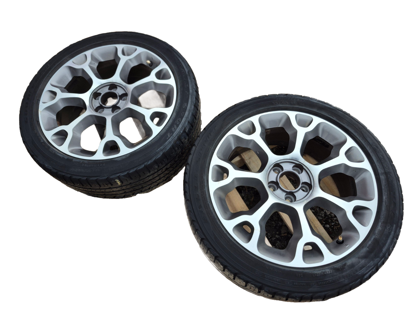 2014 Fiat 500l Trekking Wheel Rim W/ Tire Good Year  225/45 R17 2 Pcs OEM