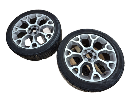 2014 Fiat 500l Trekking Wheel Rim W/ Tire Good Year  225/45 R17 2 Pcs OEM