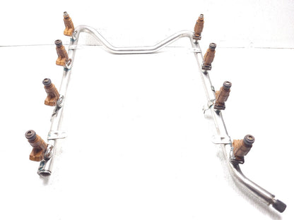 2007 Mercedes Ml500 Fuel Rail W/ Injectors OEM
