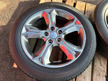 2017 Dodge Journey Wheel Rim 19" W/ Tire Toyo 225/55r19 2pcs OEM