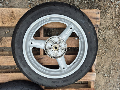 1999 Suzuki Katana 750 Gsx750f Wheel Rim W/ Tire Front & Rear OEM