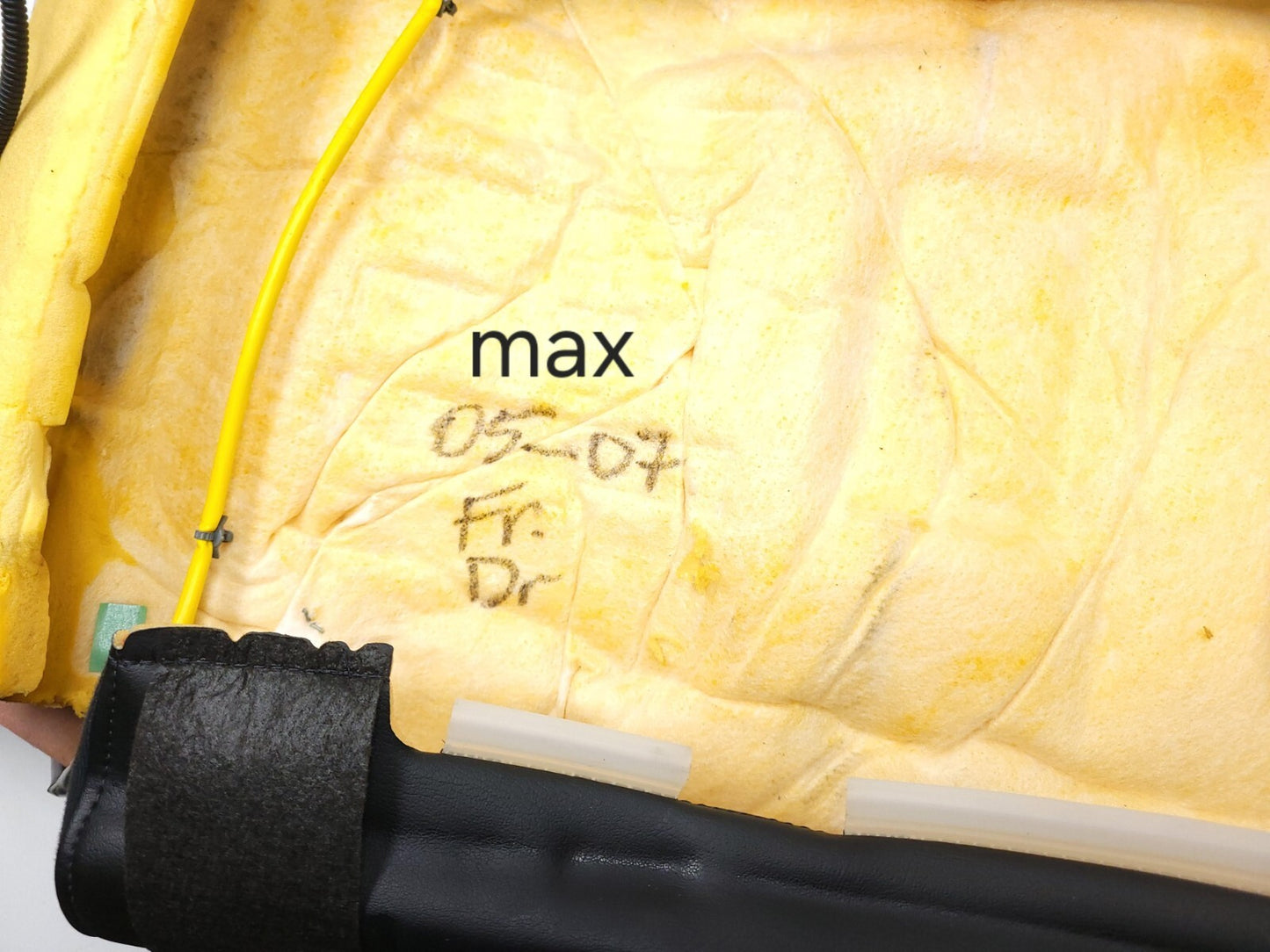 2004 - 2008 Nissan Maxima Front Seat Back Cushion Upper Driver Left OEM