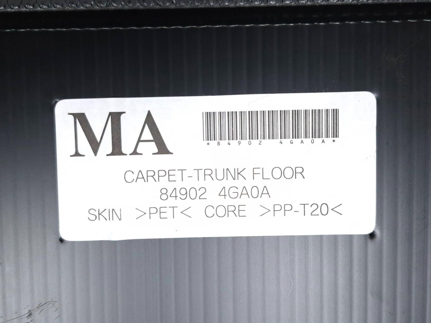 2020 Infiniti Q50 Trunk Floor Cargo Mat Carpet Oem✅