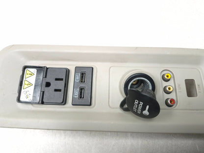 2013 Dodge Grand Caravan Rear Power Outlet Housing W/usb Port Panel 1xf85bd Oem✅