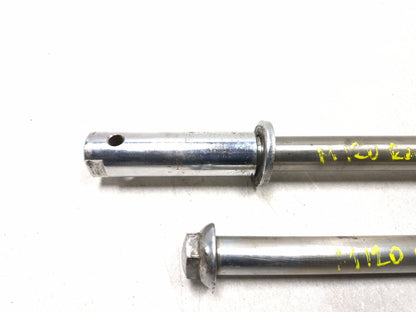 1994 Yamaha Virago Xv1100 Rear & Front Wheel Axle Pair OEM