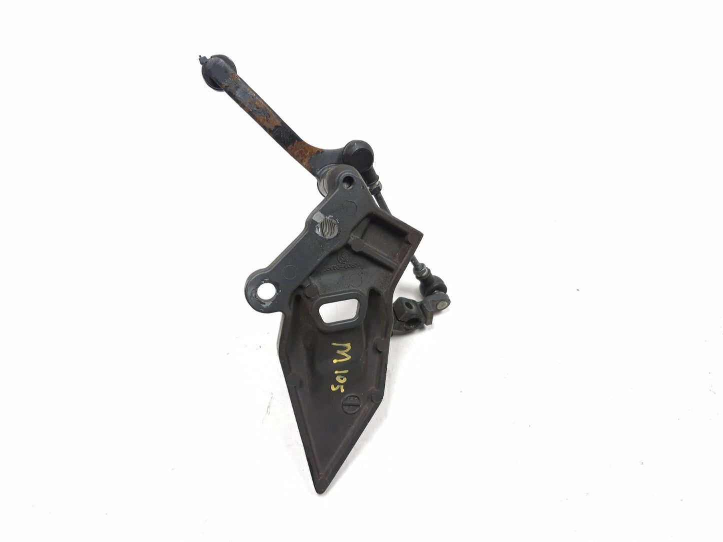 2008 Kawasaki Ninja 250r Ex250j Front Left Footrest & Gear Shift Lever Assy OEM