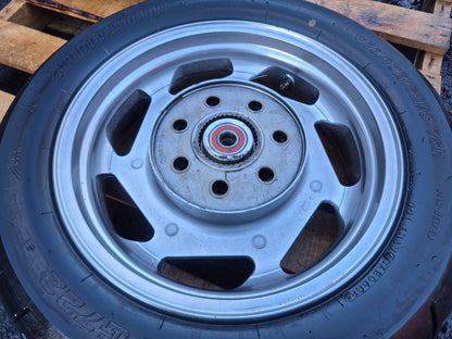 2003 Kawasaki Vulcan Vn1600 Rear & Front Wheel W/ Tire Pair R 16 OEM