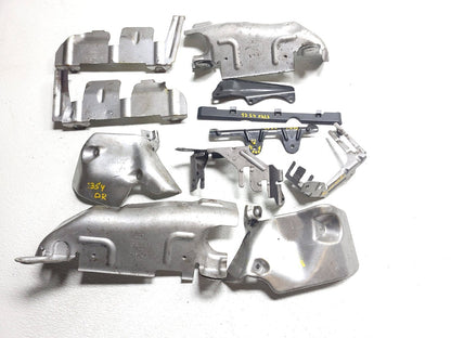 2013 Audi S4 Exhaust Manifold Heat Shield & Bracket Set OEM