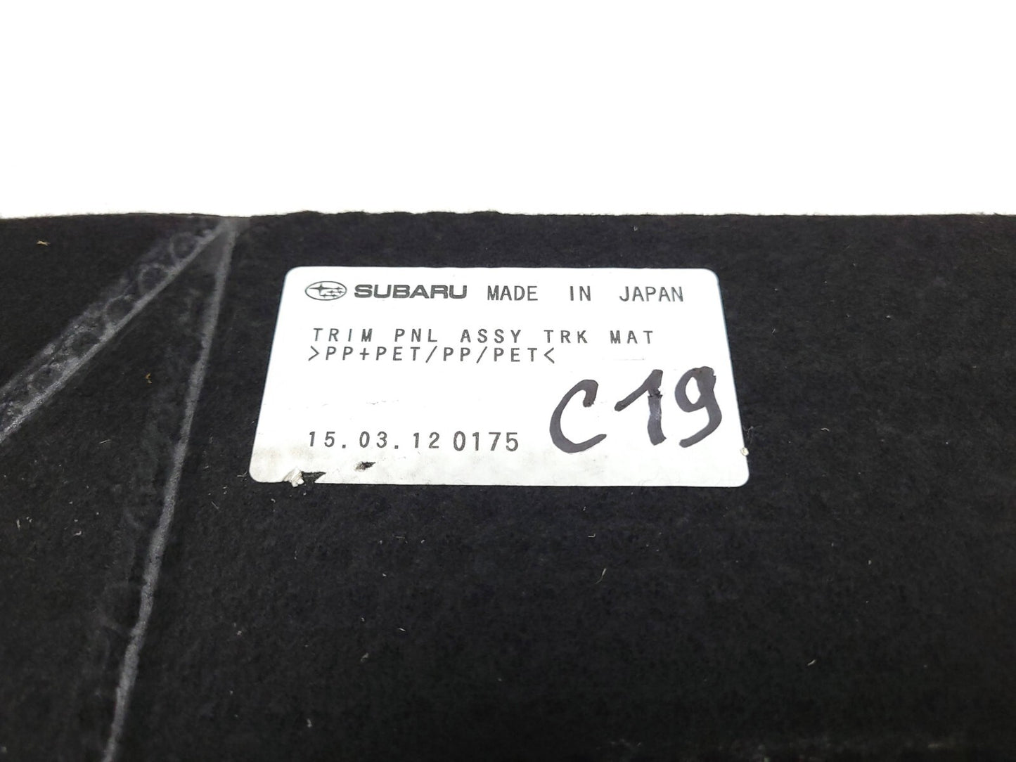 13-16 Scion Fr-s Frs Trunk Spare Tire Cover OEM