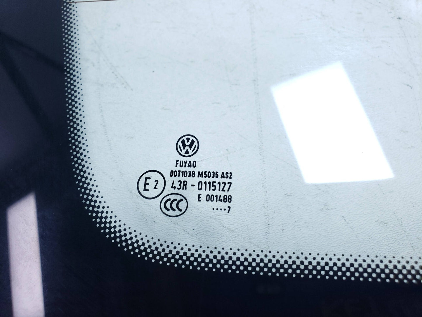 2017 Volkswagen Passat Rear Back Windshield Window Glass OEM