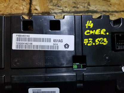 2014 Jeep Cherokee Instrument Cluster Speedometer OEM