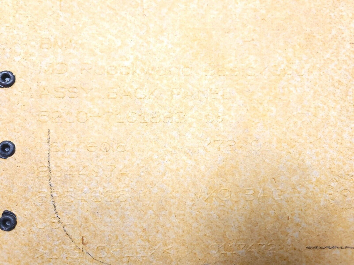 07-13 Bmw X5 E70 Front Driver Seat Rear Trim Cover Panel OEM