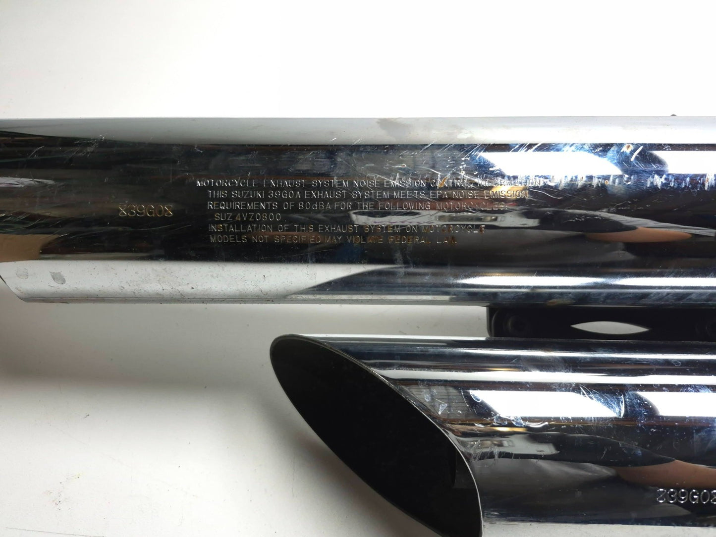 2013 Suzuki Vl800 Boulevard C50 Exhaust Muffler OEM