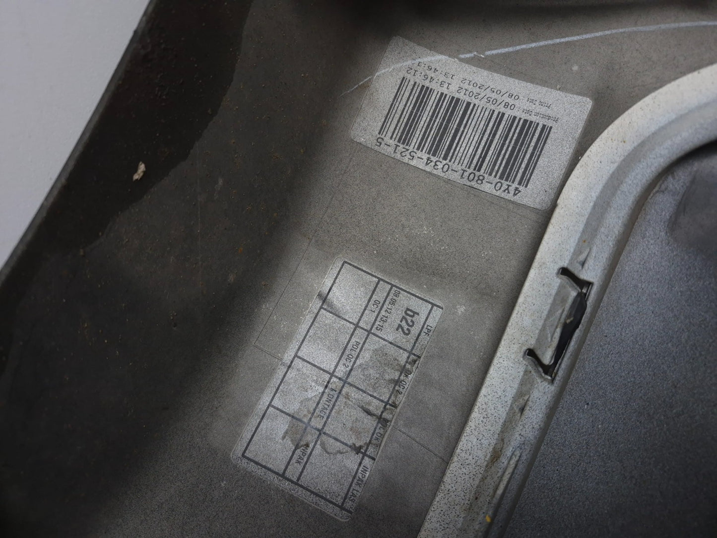 2012 Volvo C30 Rear Bumper Cover OEM