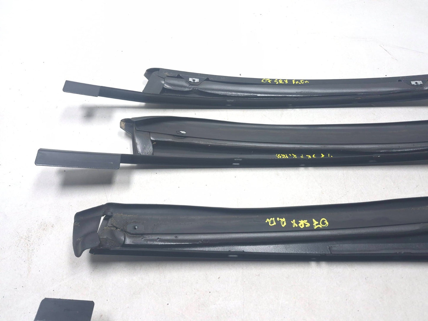 2007 Cadillac SRX Exterior Door Pillar Molding Trim Left & Right 4pcs  OEM