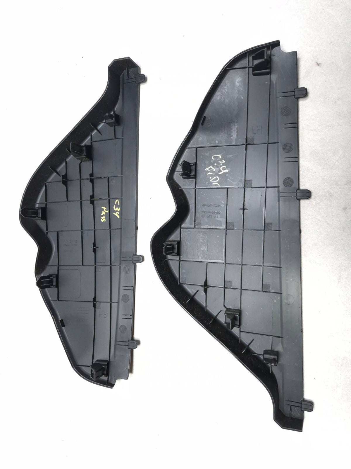 2012 Toyota Camry Dash End Cap Cover Left & Right Pair OEM