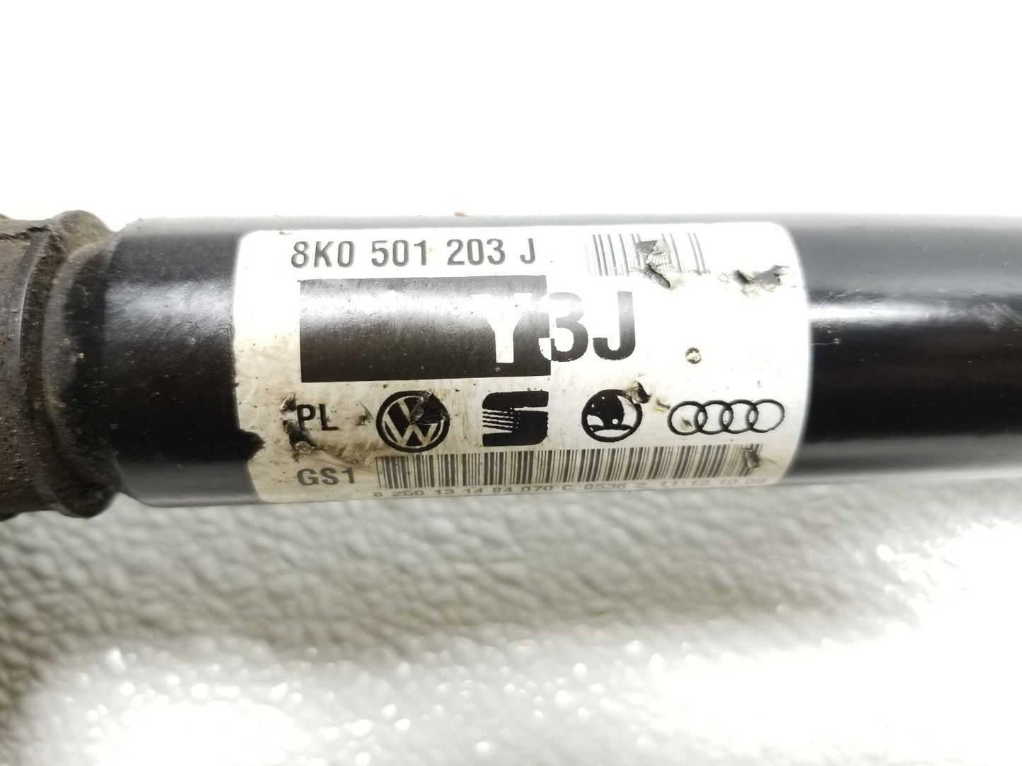 2010 Audi A5 Coupe Axle Shaft Rear Passenger Side Right OEM