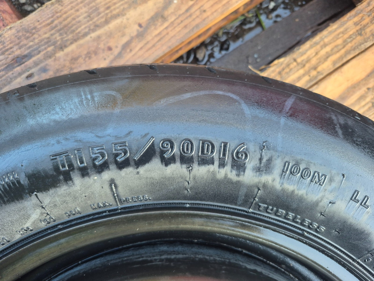 2010 Dodge Caliber Spare Tire Goodyear T155/90di6 ✅
