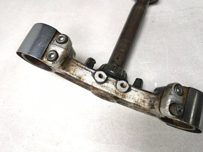 1994 Yamaha Virago Xv1100 Front Fork Clamp Lower Triple Tree OEM