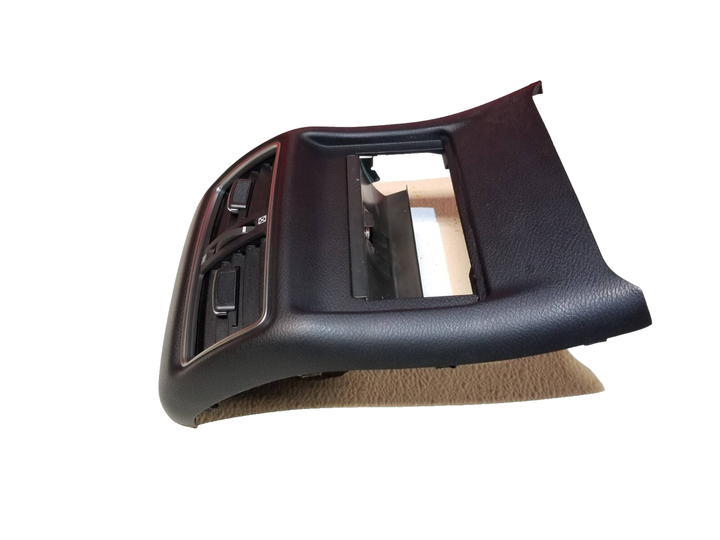 2017 Infiniti Q50 Rear Center Console Trim Cover W/ Air Vent Grille OEM