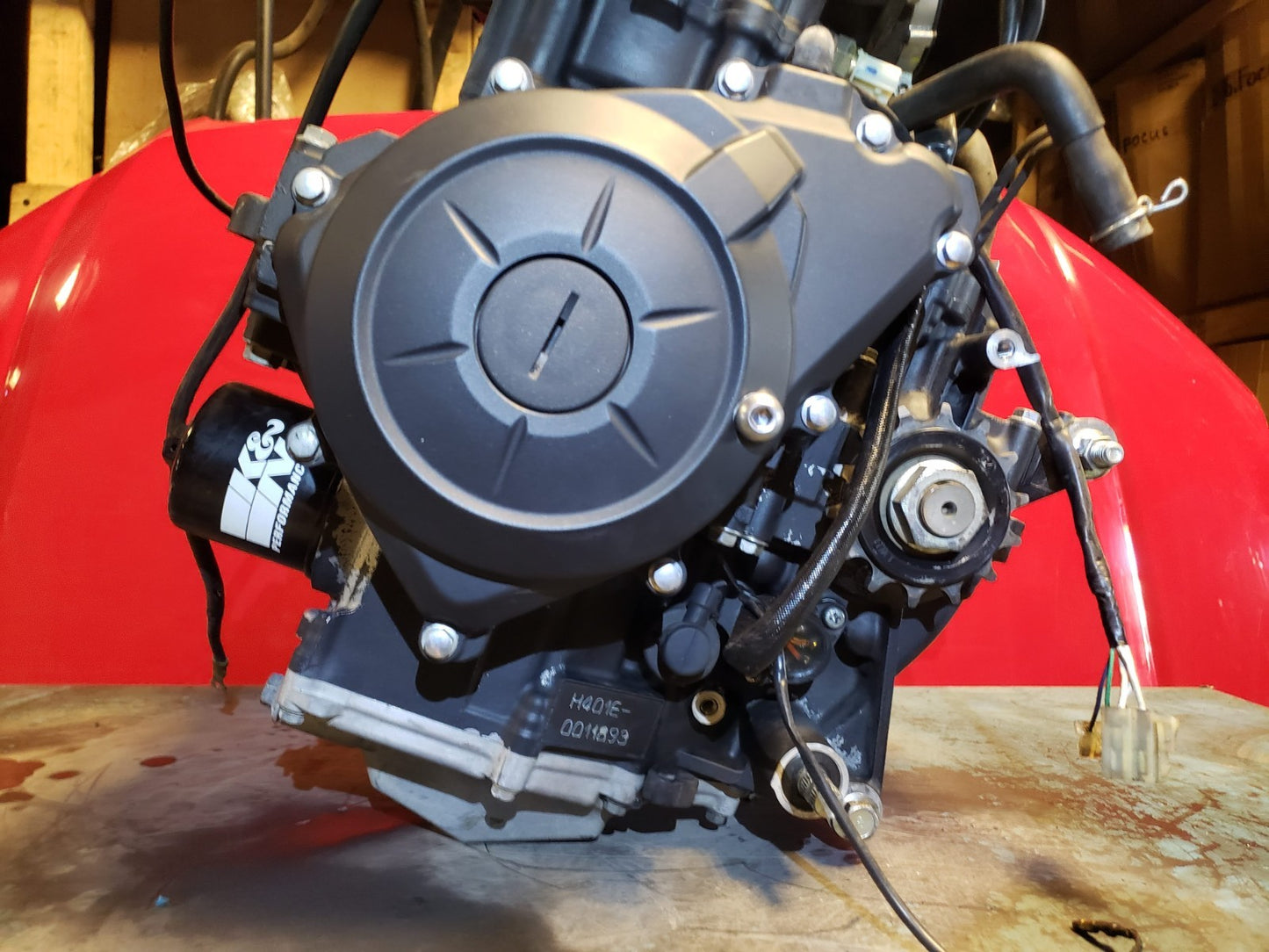 2015 Yamaha Yzf R3 Yzf-r3 Engine Motor OEM