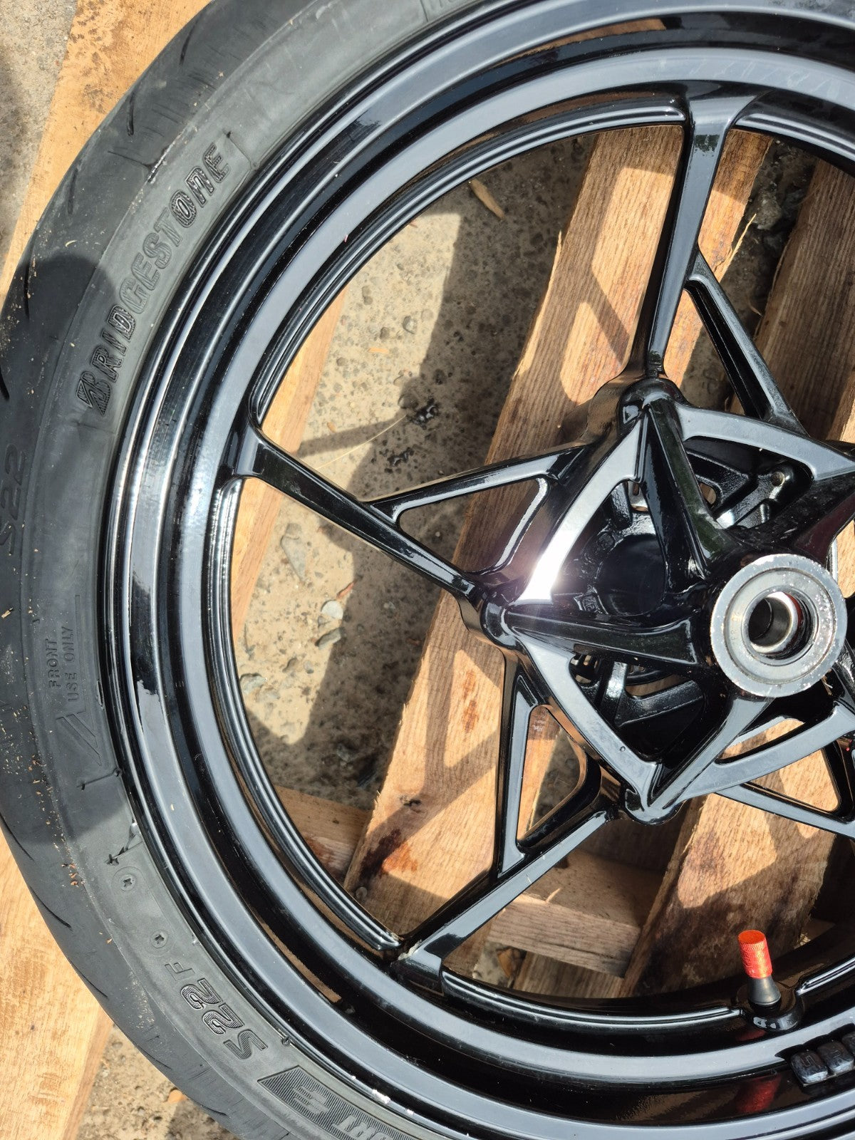 2019 Kawasaki Z400 Er400d Wheel Rim & Tire Front & Rear *straight* OEM