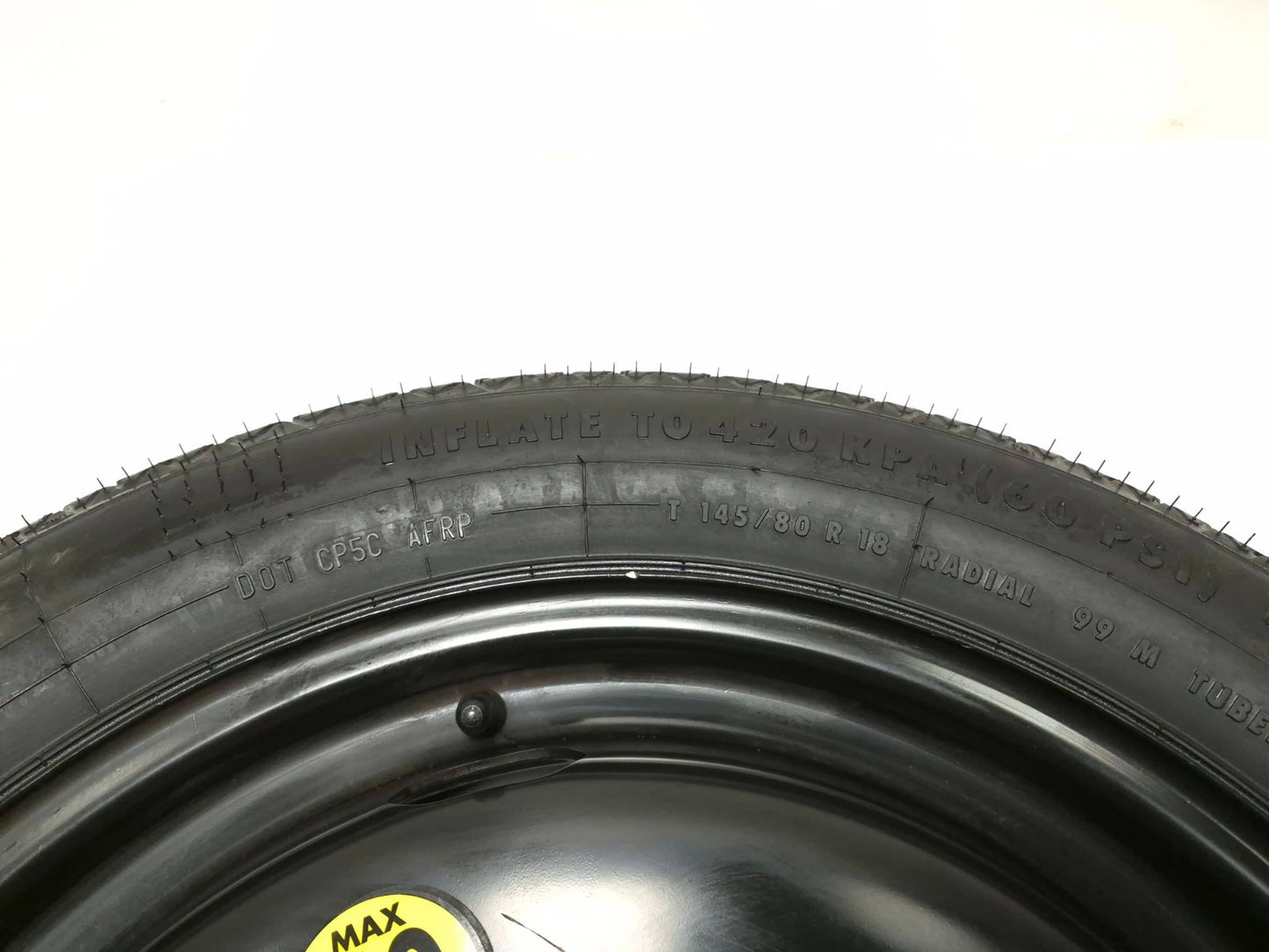 2011 Volkswagen Tiguan Spare Tire T 145/80 R 18 99m OEM