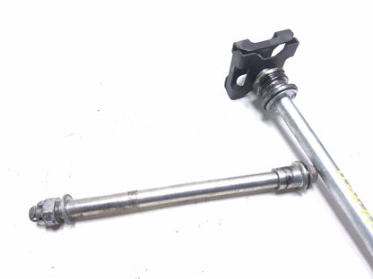 2008 Kawasaki Ninja 250r Ex250j Wheel Axle Front & Rear Pair OEM