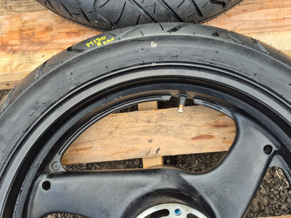 2006 Suzuki Gs500 Wheel Rim W/ Tire Rear & Front Pair R17 OEM