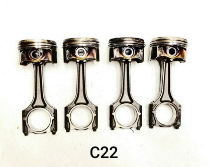 2010 - 2014 VW Golf GTI Connecting Rod W/ Piston 4pcs OEM